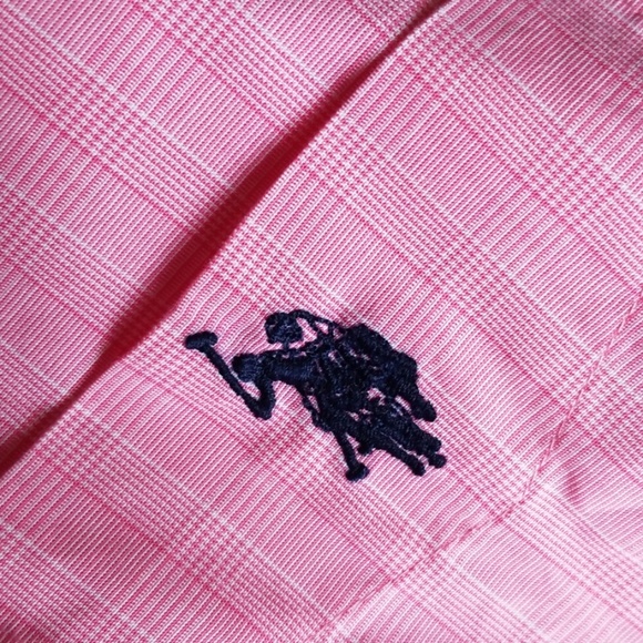 Size small pink U.S.POLO ASSIN. dress shirt - Picture 4 of 4